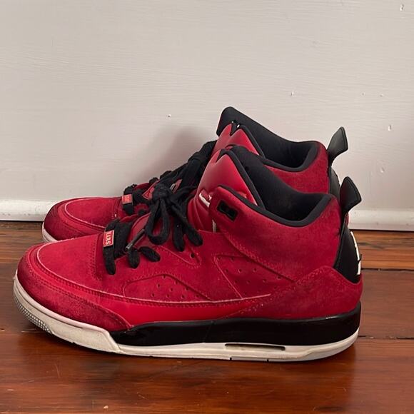 Nike Air Jordan Son of Max suede low sneakers sz 7Y - Picture 1 of 8